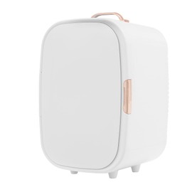 Headery Skincare Fridge, 12 L Mini Cosmetics Refrigerator w/DC 12V ＆ AC 110V Interface, 4-60℃/39.2-140 ℉ Constant Temperature Control Women Skincare Fridge for Cosmetics, Skin Care and Food (White)