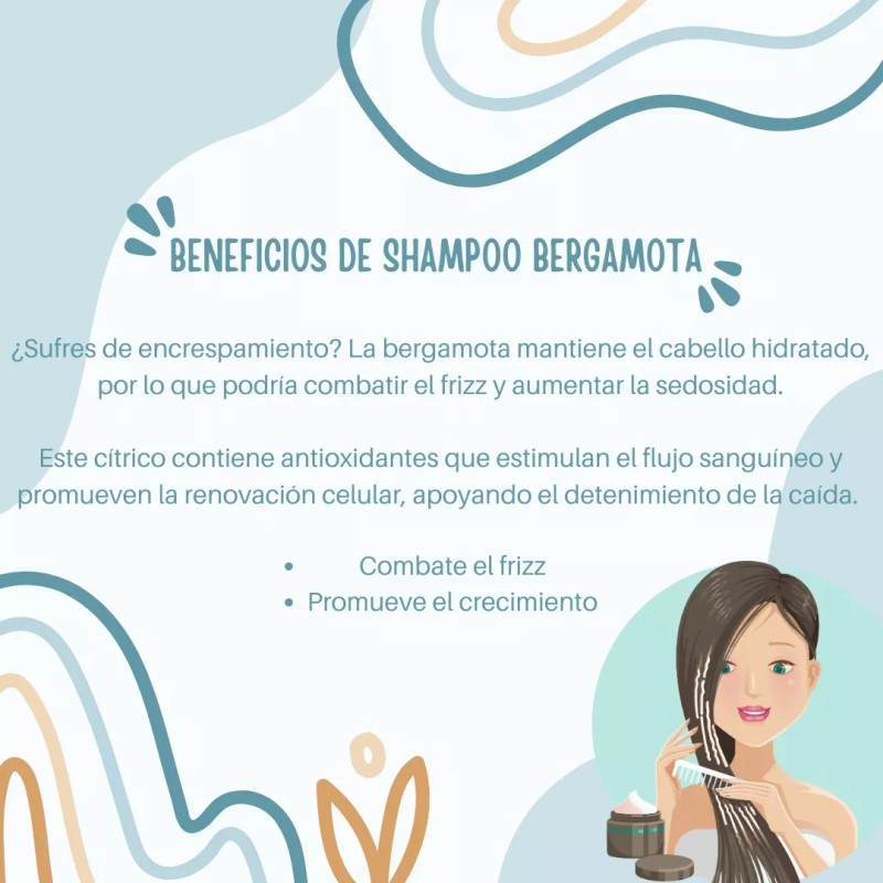 BONITA ORGANICS Shampoo De Bergamota Refrescante
