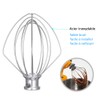 Poweka K45WW Stainless Steel Whisk for KitchenAid