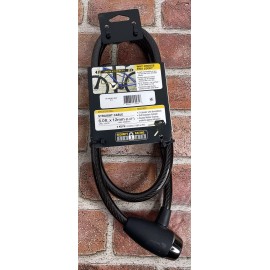 OnGuard One Mean Lock 6’ Straight Key Locking Cable. W/Light Up Keys 12mm Cable