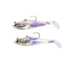 Luck E Strike Mirror Image Shad Paddle Tail Soft Plastic