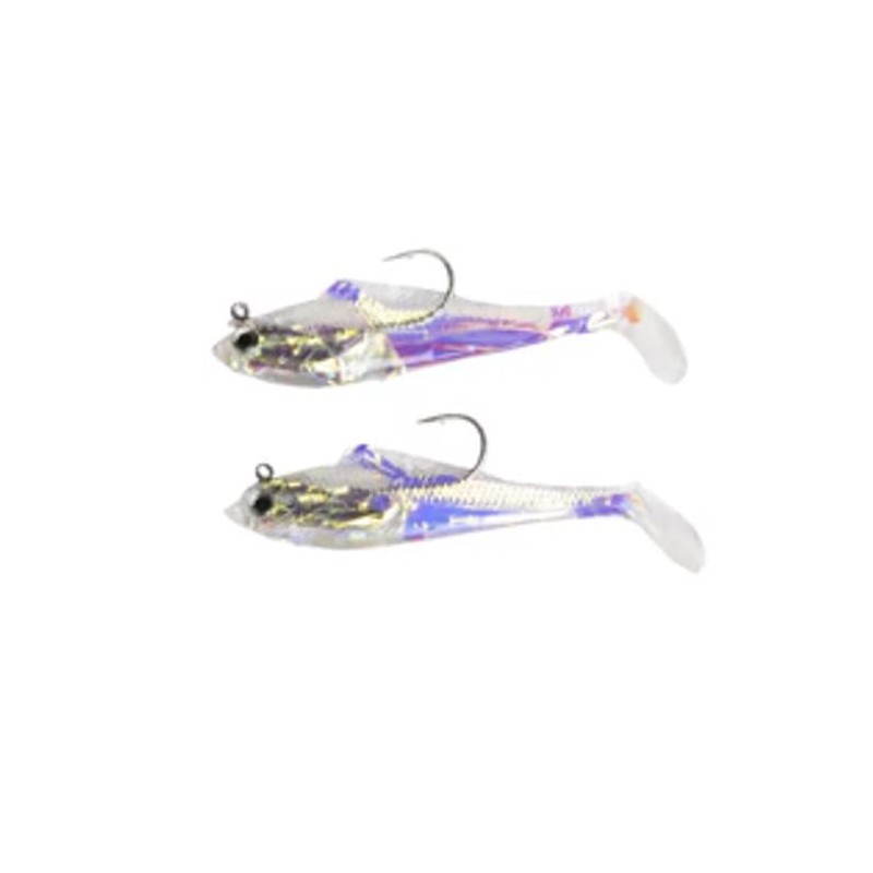 Luck E Strike Mirror Image Shad Paddle Tail Soft Plastic