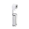 Croydex Toilet Roll Holder Free Standing | Matt Black Free