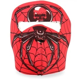 NEOPRENE SPIDER SKULL FACE FULL FACE BIKER MASK