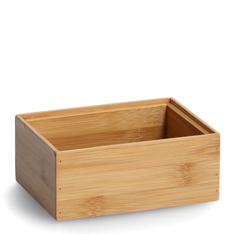Zeller 13318 Organiser Box Set of 2 Bamboo Approx. 14.5