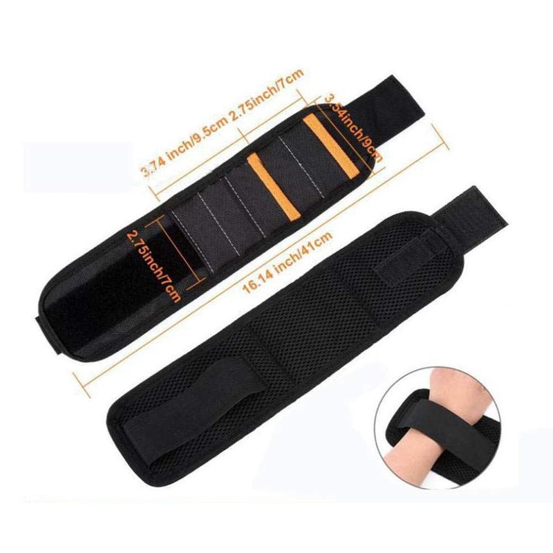 Magnetic Wristbands, Alioay 15pcs Super Strong Neodymium Magnets Built-in 2