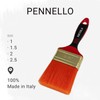 Soft Red Bristle Paint Brushes - Painting Tools from 2.5