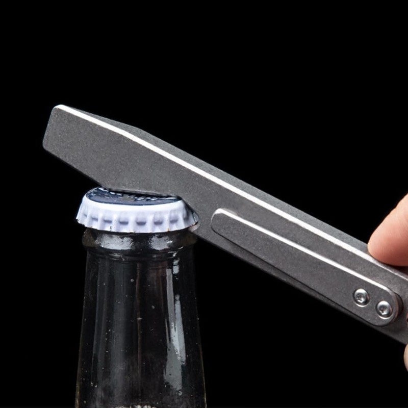 Pry Bar, Titanium Alloy Pry Tool with Bottle Opener/Wrench/Nail Puller