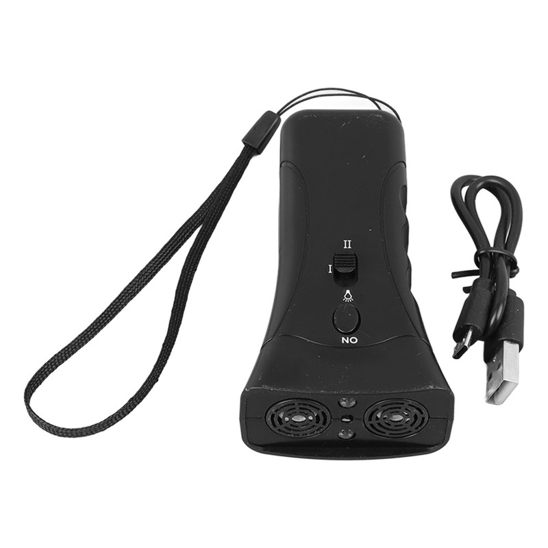 Dog Repeller Dual Sensor Ultrasound LED Light Laser Dog Deterrent