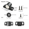 Sunivaca Magnetic Door Catch, 4 Pack Cabinet Magnetic Catch, Neodymium
