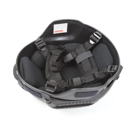 Tactical Airsoft MICH 2000 Helmet Soft Head Pad with Rail and Night Vision Mount (Black)