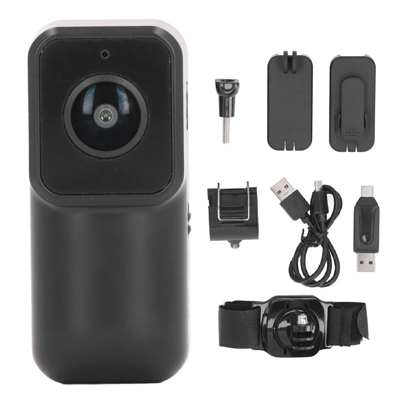 Pocket Camera 1080P Portable Wifi Mini Body Clip Camera Video