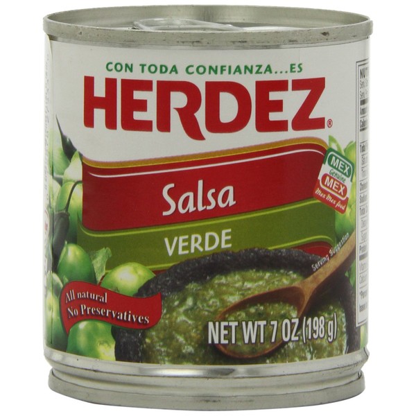 Herdez Green Salsa Verde, 7-Ounce Cans (Pack of 12)