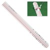 Golf Putting Mat Acrylic Accurate Scale Line Portable Double Sided