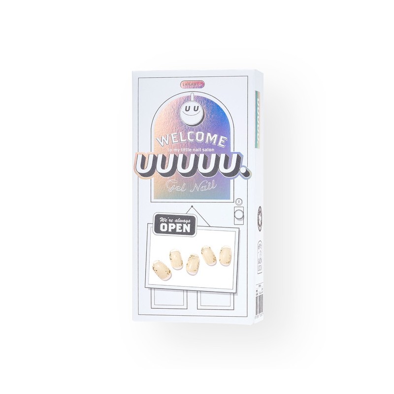 Naked Gold Gel Nail / 네이키드골드 젤네일