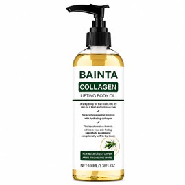 Collagen Body Oil, Firming Body Moisturizer for Dry Crepey Skin, 3.38 Fl Oz