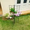 Scendor 3-Panel Folding Garden Trellis 45.3" H x 9.6" W,