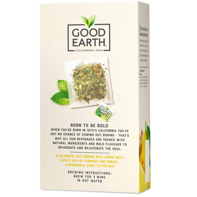 Good Earth Tea Co. Ginger, Turmeric & Lemon Tea -