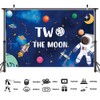 7x5 FT Two the Moon Photography Backdrop 2 the Moon
