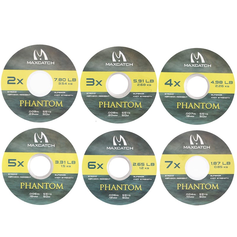 MAXIMUMCATCH Fly Fishing Tippet Line with Tippet Holder & Leader