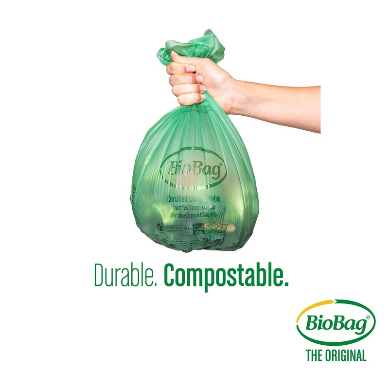 BioBag (USA), The Original Compostable Bag, 3 Gallon, 300 Total