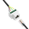 PENGLIN Pack of 5 RJ11 Extension Panel Mounting Adapter, CAT3