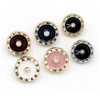 10 Pcs Round Button Small Mini Button Clock Design Pattern