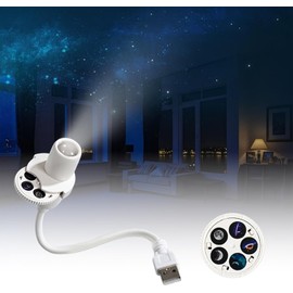 Proyector Nocturno Holográfico Estrella & Océano 5D de Alta Definición