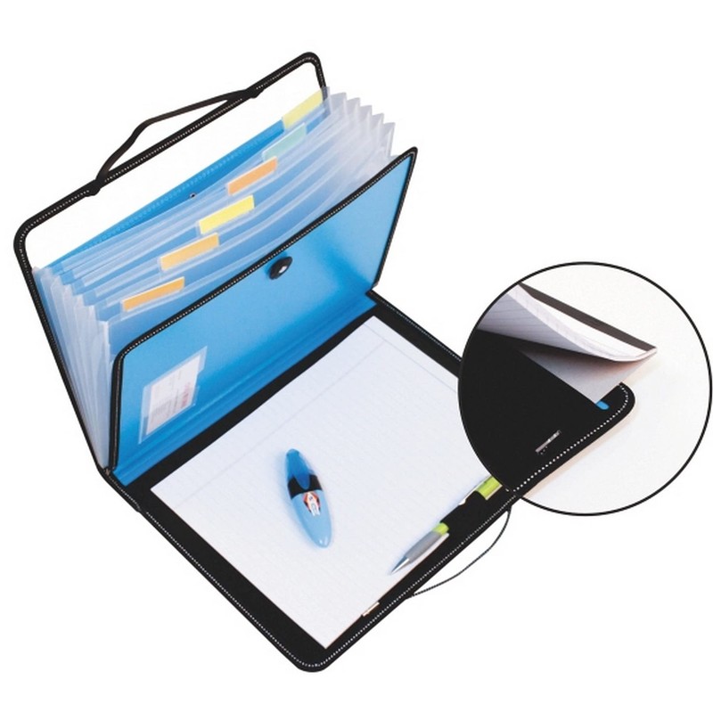 D.RECT Briefcase Notebook Set Expandable Portable File Folder Document Folders