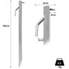 Moritz Mont Blanc Tent Pegs 380 mm Welded Eyelet Extra