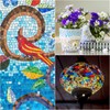 MECCANIXITY Mosaic Tiles, Micro Glass Tiny Mini Mosaic Tile DIY