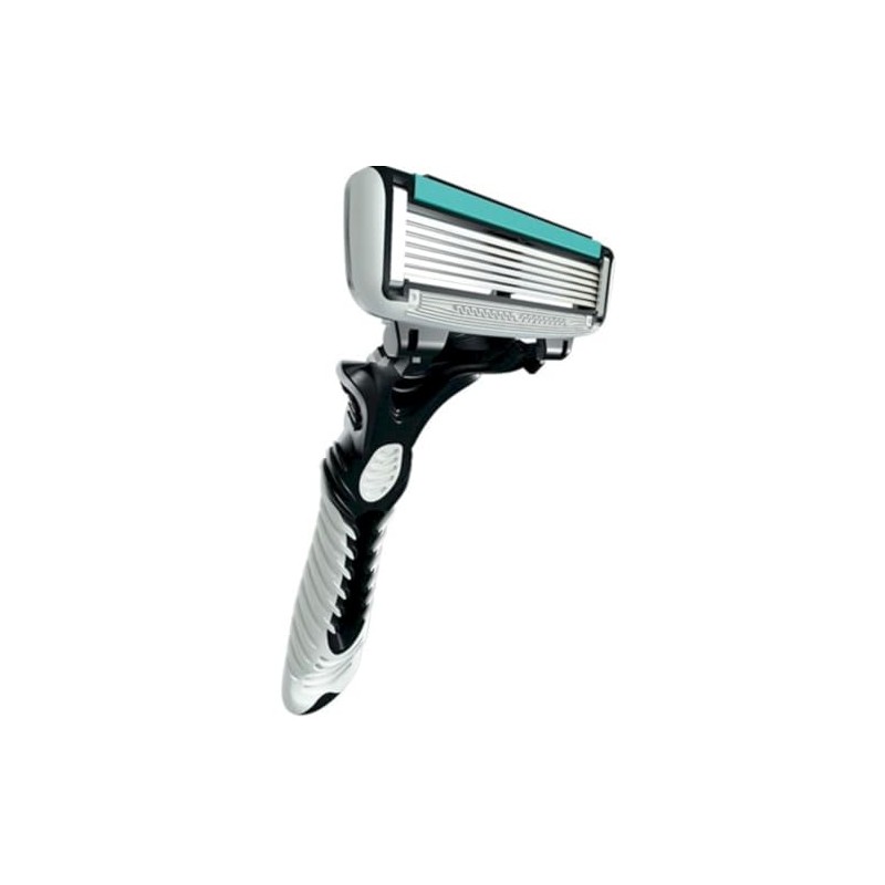 The world's first 6 blades for a deep shave and