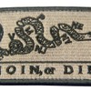 Join Or Die Tactical Embroidered Morale Applique Fastener Hook&Loop Patch