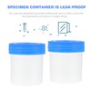 Baluue 40ml Sterile Specimen Cups, Urine Sample Cups Collection with
