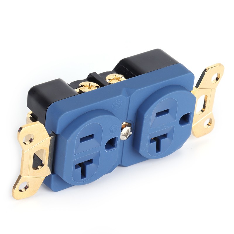 Monosaudio Duplex Receptacle AC Pure Copper Duplex 24K Golded Plated