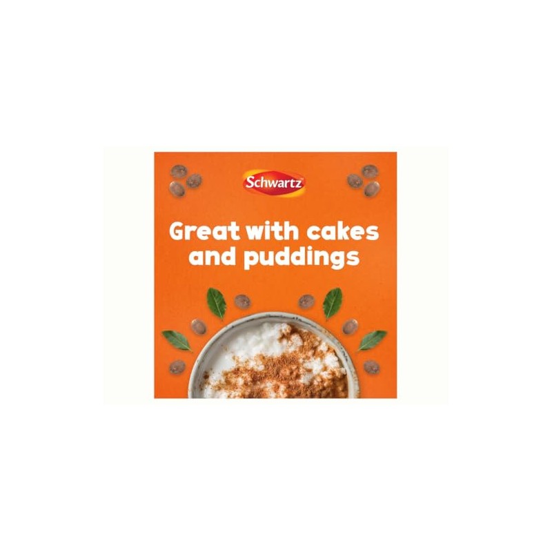 Seasoning, Herbs and Spices Bundle Pack with Schwartz Whole Nutmeg