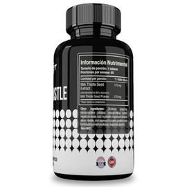 Milk Thistle Complex 450 mg - 60 tabletas | Cardo Mariano Cápsulas Hechas en USA | Con Extracto de Cardo Mariano y Semilla de Cardo Mariano - Milk Thistle Extract | Libres de GMO | RESET NUTRITION