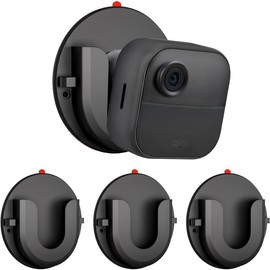 2 Pack Blink Camera Adhesive Wall Mount Bracket for Blink Mini/Mini 2 /Blink Outdoor 4/ XT3/Blink Indoor Camera/Ring Indoor Cam, VHB Stick On,No Drilling Mounting Bracket for Blink Cameras(Black) - Color: 3