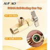 Aupoko R134A Self-Sealing Can Tap with Tank Adapter, 1/2" Acme