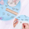 CHGCRAFT 12 Pcs Alloy Button Bow Applique Bow Buttons Bowknot
