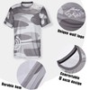 Mens Mountain Bike Jersey Short Sleeve MTB Shirts Moisture-Wicking and