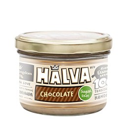 Halva Kingdom Open Sesame Sugar Free Halva Vegan Dessert | Healthy Ingredients, Gluten Free, Kosher Certified Jar (CHOCLATE SUGAR FREE)