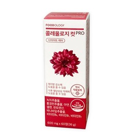 Foodology Coleology Cut Pro Red Container Diet 600mg 60 Tablets / 푸드올로지 콜레올로지 컷 프로 빨간통 다이어트 600mg 60정