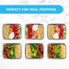 MontoPack Disposable Takeout Pans with Clear Lids | 1lb Capacity