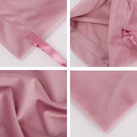 FAVORTALK Jewellery Pouches 30 Pcs Small Velvet Drawstring Bags 150x100 mm/ 5.9 x 3.9 inches Velvet Jewellery Pouches for Gifts Velvet Drawstring Bags Gift Bags for Party Favors, Light Pink