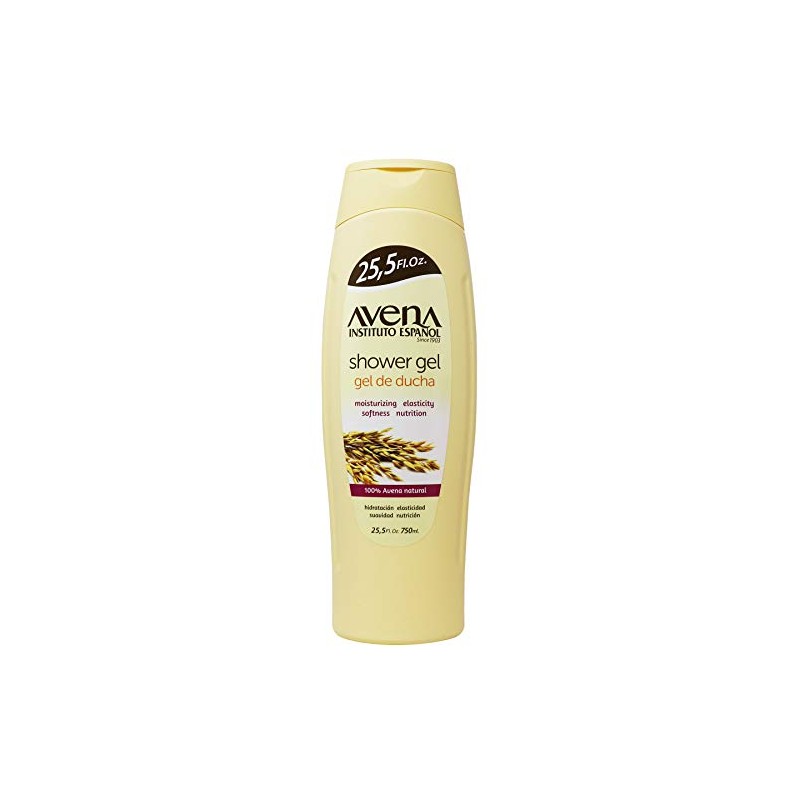 Avena Instituto Español Shower Gel, Moisturizing and Softeness, Elasticity and