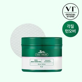 VT Cica Mild Toner Pads (60 sheets) (Moisture Soothing Pads) / VT 시카 마일드 토너 패드 60매입 (수분 진정 패드)