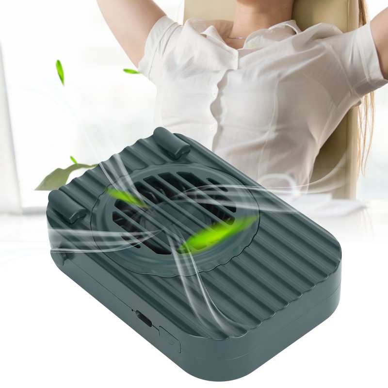 Mini Neck Fan Creative USB Portable HandsFree Wearable Lazy Hanging