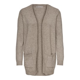 ONLY Women’s Cardigan, Beige (Beige Detail: W. Melange)
