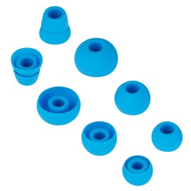 SNHTLS Replacement Beats Earbuds Replacement Tips Compatible with Beats Powerbeats 2/3 Wireless Earbuds Wireless Headphones 4 Pair Ear Buds Rubber Tips(Indigo)